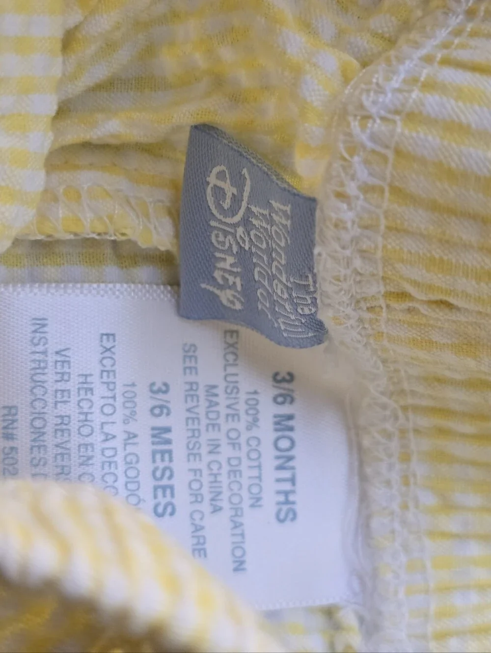 Vintage GRAIL Winnie the Pooh & Ladybugs Yellow Tunic & Seersucker Pant Set RARE